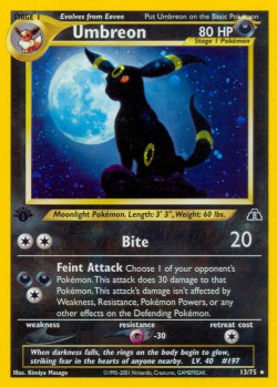 Carte Pokémon: Umbreon