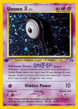 Carte Pokémon: Unown [A]