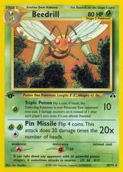 Carte Pokémon: Beedrill