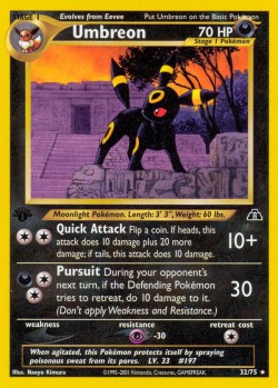 Carte Pokémon: Umbreon