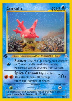 Carte Pokémon: Corsola