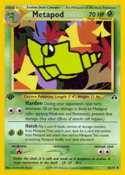 Carte Pokémon: Metapod