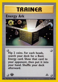 Carte Pokémon: Energy Ark