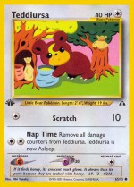 Carte Pokémon: Teddiursa