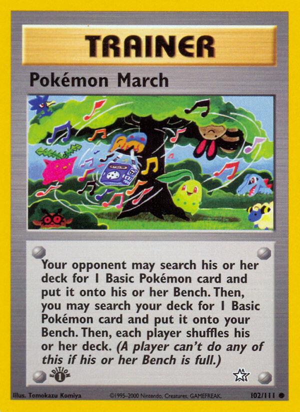 Carte Pokémon: Pokémon March [La marche des Pokémon]