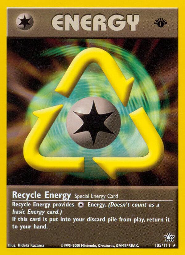 Carte Pokémon: Recycle Energy [Énergie recyclable]