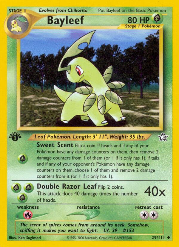 Carte Pokémon: Bayleef [Macronium]