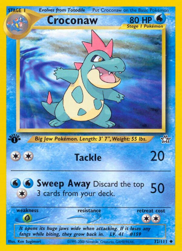 Carte Pokémon: Croconaw [Crocrodil]