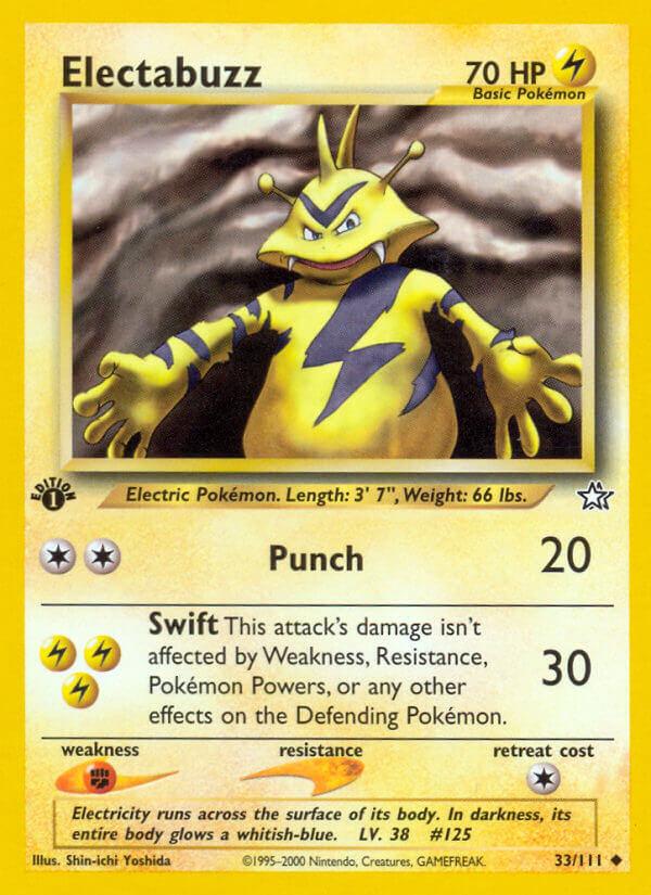 Carte Pokémon: Electabuzz [Élektek]