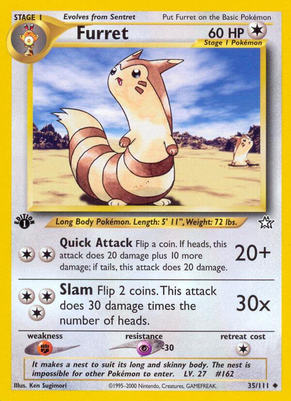 Carte Pokémon: Furret [Fouinar]