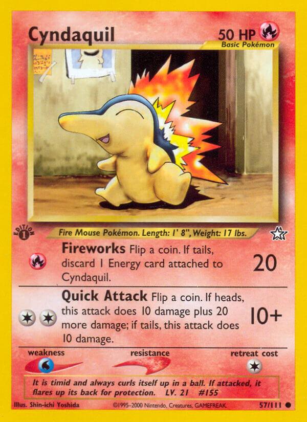 Carte Pokémon: Cyndaquil [Héricendre]