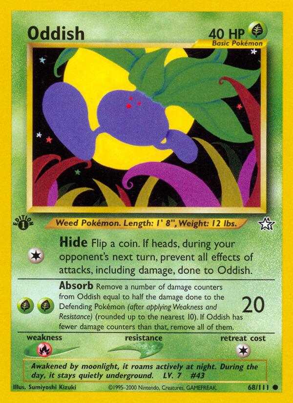 Carte Pokémon: Oddish [Mystherbe]