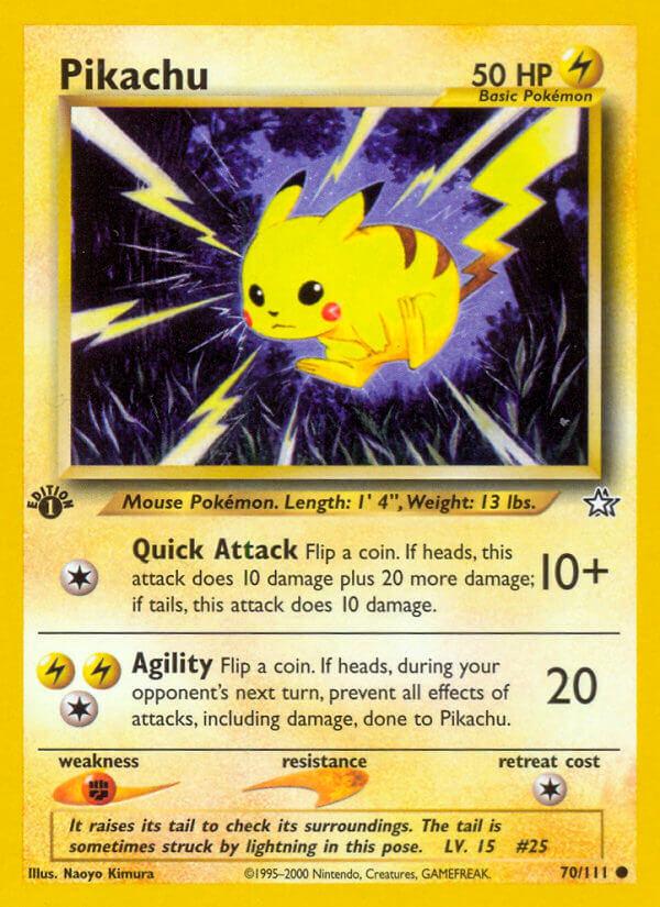 Carte Pokémon: Pikachu [Pikachu]