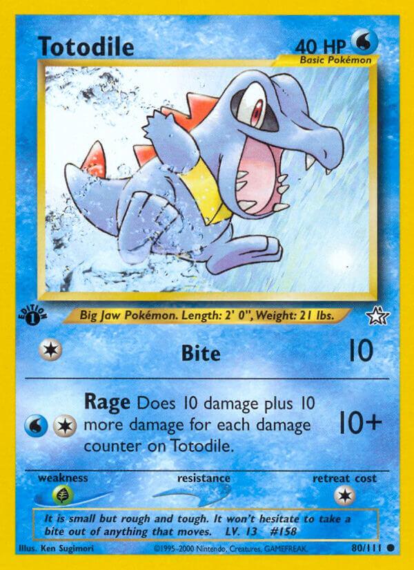 Carte Pokémon: Totodile [Kaiminus]