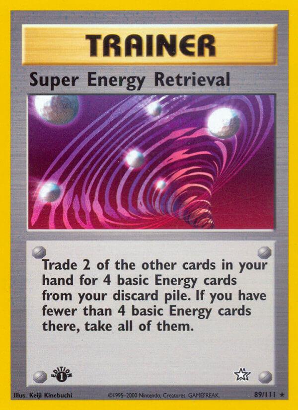 Carte Pokémon: Super Energy Retrieval [Super sauvegarde d'Énergie]