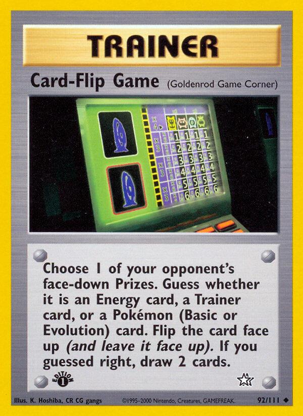 Carte Pokémon: Card-Flip Game [Jeu de chance]