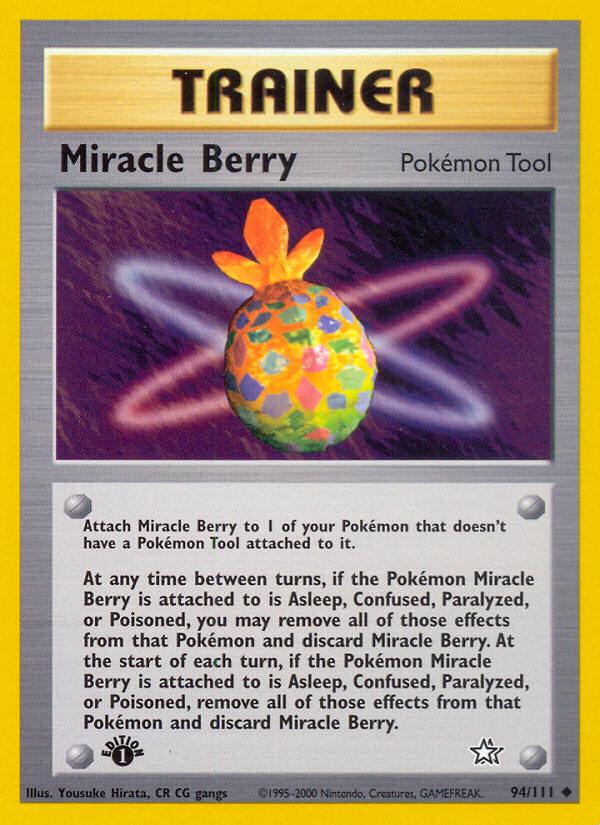 Carte Pokémon: Miracle Berry [Baie miracle]