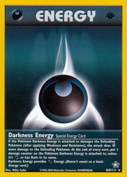 Carte Pokémon: Darkness Energy