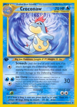 Carte Pokémon: Croconaw