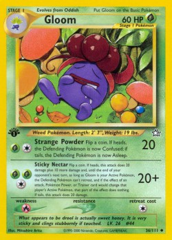 Carte Pokémon: Gloom