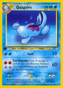 Carte Pokémon: Quagsire