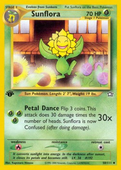 Carte Pokémon: Sunflora