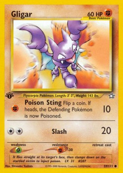 Carte Pokémon: Gligar