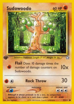 Carte Pokémon: Sudowoodo