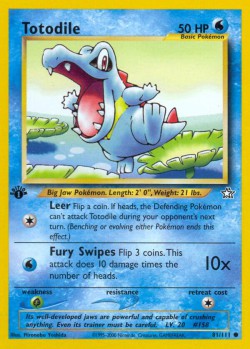 Carte Pokémon: Totodile