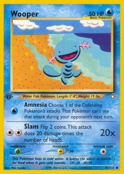 Carte Pokémon: Wooper