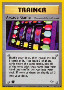 Carte Pokémon: Arcade Game