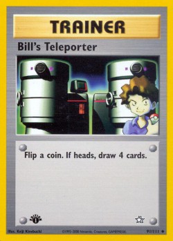 Carte Pokémon: Bill's Teleporter