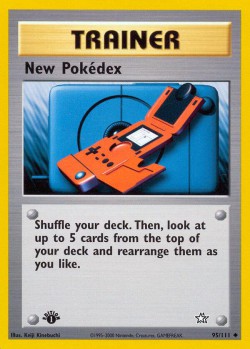 Carte Pokémon: New Pokédex