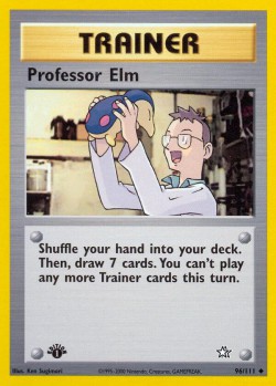 Carte Pokémon: Professor Elm