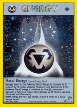 Carte Pokémon: Énergie Métal