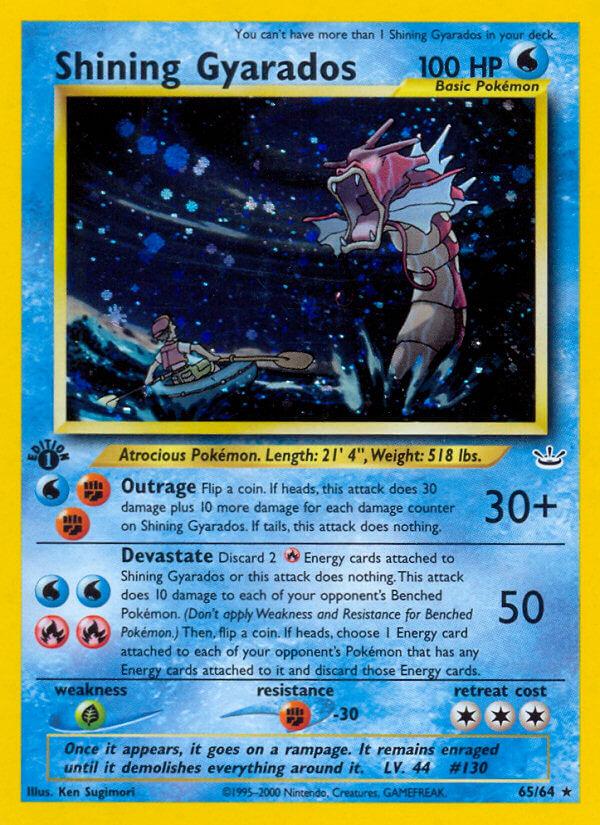 Carte Pokémon: Shining Gyarados [Léviator Brillant]