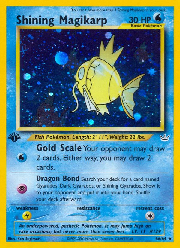 Carte Pokémon: Shining Magikarp [Magicarpe Brillant]