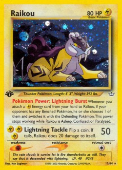 Carte Pokémon: Raikou