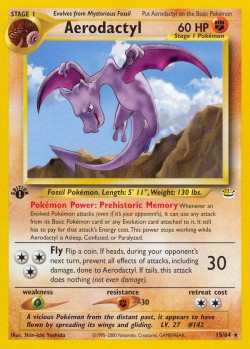 Carte Pokémon: Aerodactyl