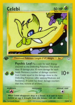 Carte Pokémon: Celebi