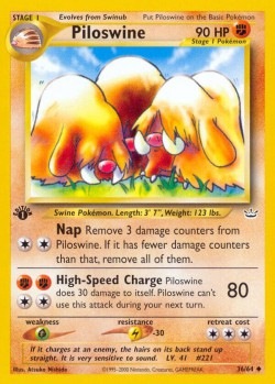 Carte Pokémon: Piloswine