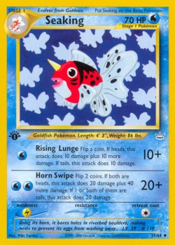 Carte Pokémon: Seaking