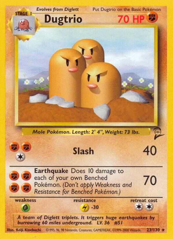 Carte Pokémon: Dugtrio [Triopikeur]