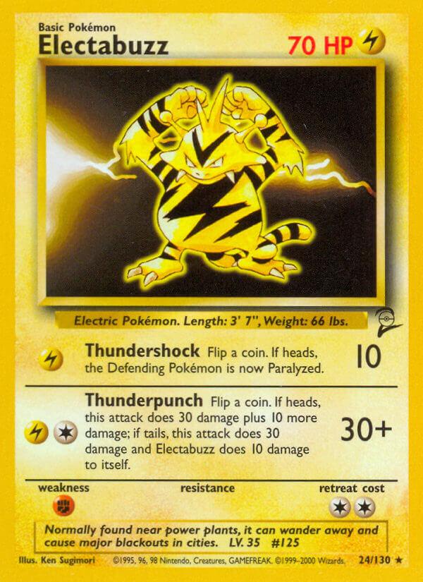 Carte Pokémon: Electabuzz [Élektek]