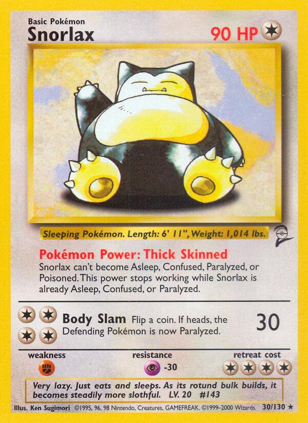 Carte Pokémon: Snorlax [Ronflex]