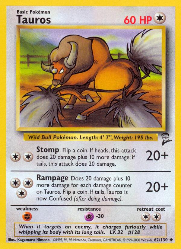 Carte Pokémon: Tauros [Tauros]