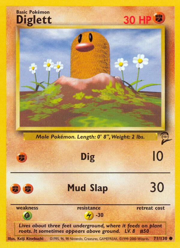 Carte Pokémon: Diglett [Taupiqueur]