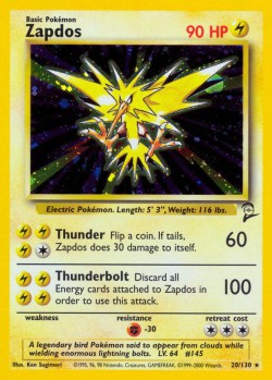 Carte Pokémon: Zapdos