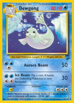 Carte Pokémon: Dewgong