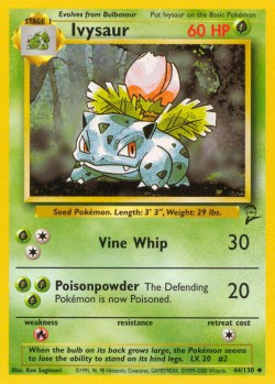 Carte Pokémon: Ivysaur